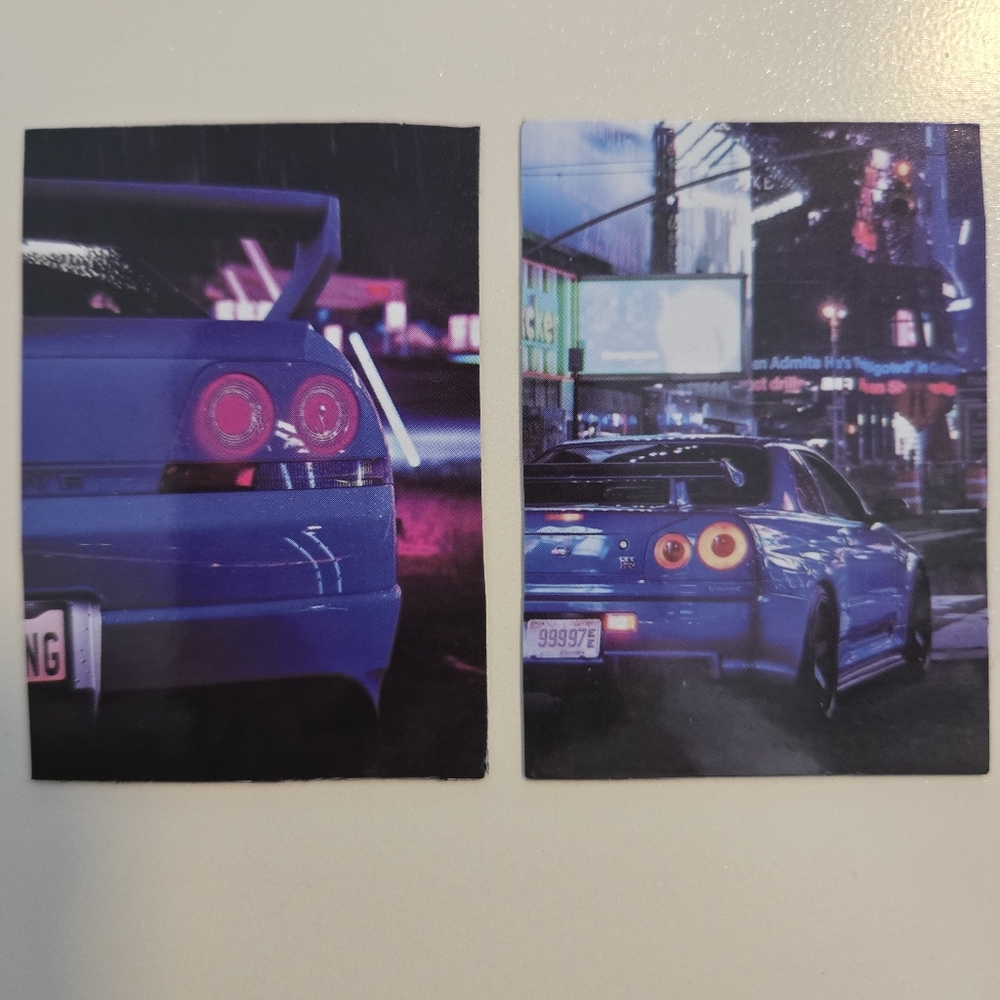 Nissan Skyline R34 Tokyo Night Magnet Custom Set of 2